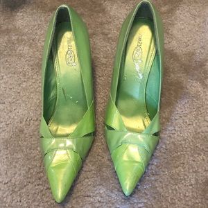 Lime Green Rue 21 Heels Size 7